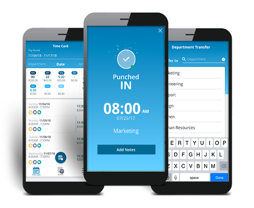 mobile time and attendance app